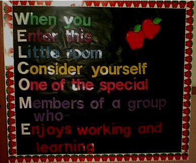 Valentines High School on Was The Same Bulletin Board As Below The Next School