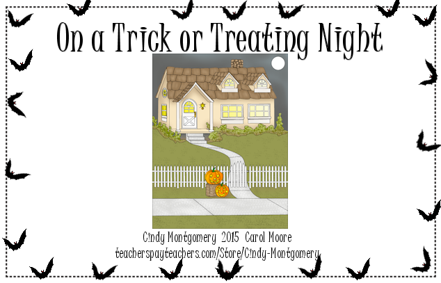Every Day is the Weekend! : On a Trick or Treating Night (color version) cute Halloween emergent reader